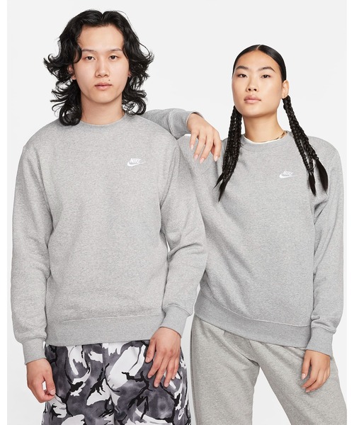 NIKE(ナイキ)の「《NIKEアパレル》クラブ BB クルー(スウェット・メンズ・オレンジ/グレー/ブラック×ホワイト/グリーン・L/XL/M/S/2XL)」の5枚目の写真