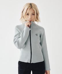 【日本限定アイテム】CROP ZIP UP KNIT/クロップジップアップニット