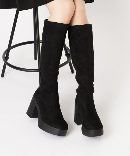 cs T&P(シーエスティーアンドピー)の「厚底ロングブーツ(ブーツ・レディース・ブラック系2/ブラック・S/M/L/LL)」の21枚目の写真