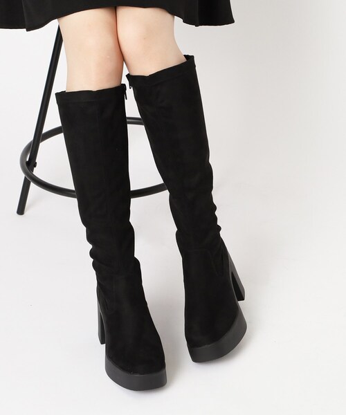 cs T&P(シーエスティーアンドピー)の「厚底ロングブーツ(ブーツ・レディース・ブラック系2/ブラック・S/M/L/LL)」の22枚目の写真
