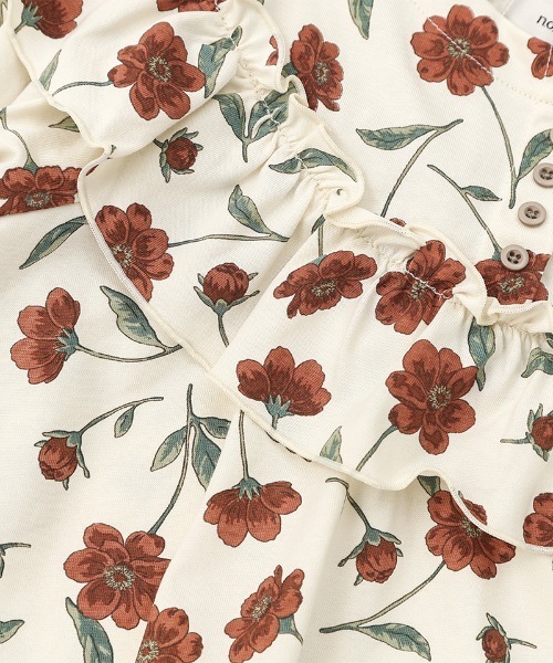 n.o.u.s（ノウズ）の「n.o.u.s フリルＴシャツ（Tシャツ/カットソー・キッズ・オレンジ/グレー/クリーム・80ｃｍ/130cm/90cm/100cm/140cm/120cm/110cm）」の19枚目の写真