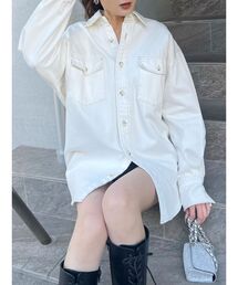 EVRIS | オーバーサイズデニムシャツジャケット(シャツ/ブラウス)