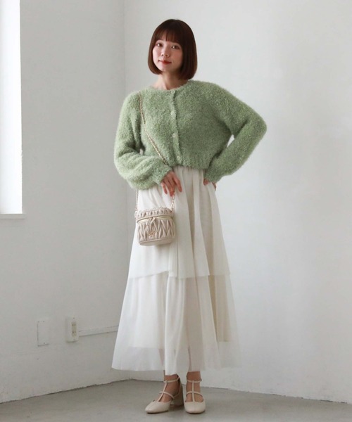 archives(アルシーヴ)の「ウェーブキルトバニティショルダー(ショルダーバッグ・レディース・ブラック/ピンクベージュ/アイボリー・FREE)」の21枚目の写真