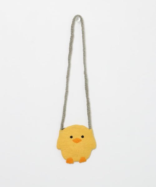 URBAN RESEARCH DOORS（アーバンリサーチドアーズ）の「アニマルポシェット(KIDS)（ショルダーバッグ・キッズ・イエロー/ライトベージュ・ONE）」の7枚目の写真