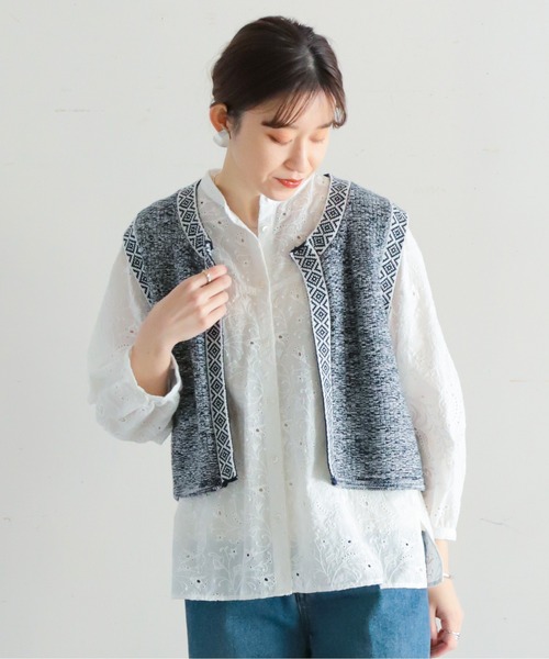 NOMBRE IMPAIR（ノンブルアンペール）の「カットワークレース刺繍 