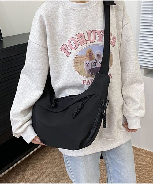 gossip！ロサンゼルス（ゴシップロサンゼルス）の「ナイロンオーバーオール　トートバッグ（ショルダーバッグ・レディース・レッド/ベージュ/ホワイト/ブラック・FREE）」の14枚目の写真