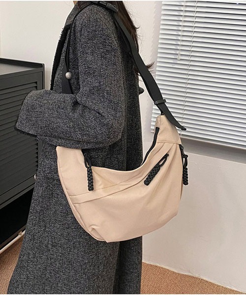 gossip！ロサンゼルス（ゴシップロサンゼルス）の「ナイロンオーバーオール　トートバッグ（ショルダーバッグ・レディース・レッド/ベージュ/ホワイト/ブラック・FREE）」の21枚目の写真