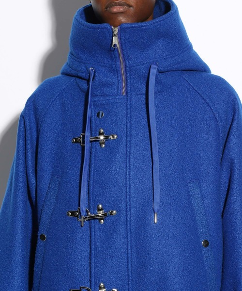 HARE（ハレ）の「パイルボアフードコート(HARE)（ダッフルコート・メンズ・ブラック/ブルー・FREE）」の14枚目の写真