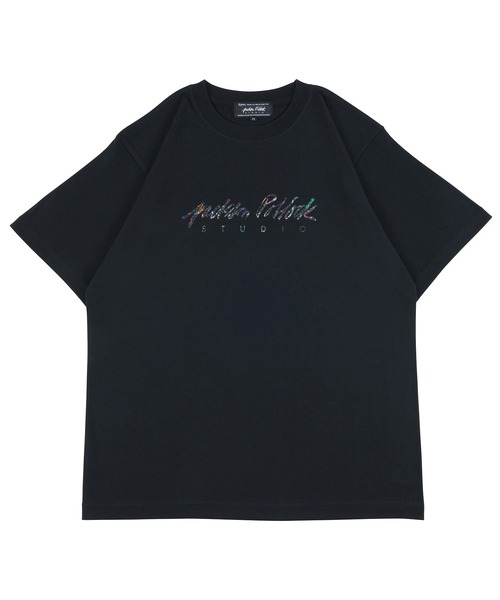 Sync.(スィンク)の「Sync.【Jackson Pollock Studio】LOGO TEE "Jackson Pollock Studio 03"(Tシャツ/カットソー・メンズ・ブラック/ホワイト・X-LARGE/MEDIUM/XX-LARGE/LARGE)」の2枚目の写真