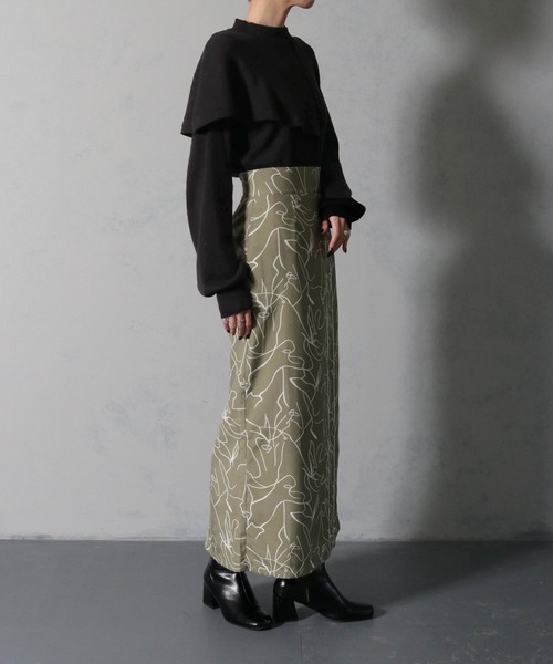 &g'aime(アンジェム)の「【&g’aime】ハーフケーププルオーバーニットトップス(ニット/セーター・レディース・ブラック/チャコールグレー/グレイッシュベージュ・FREE)」の6枚目の写真