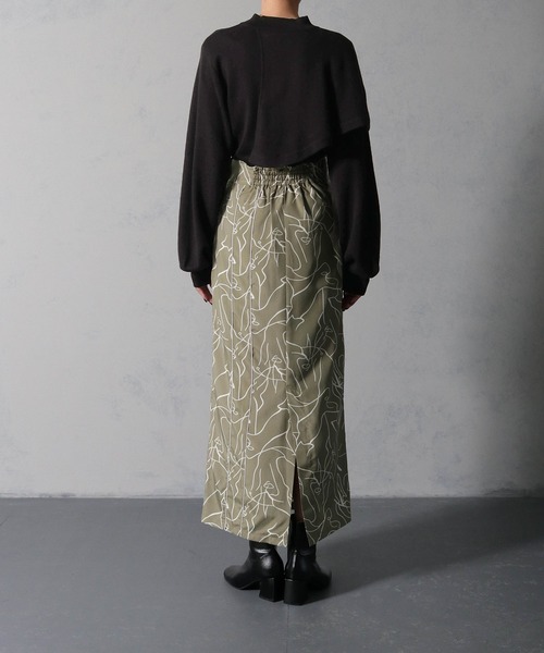 &g'aime(アンジェム)の「【&g’aime】ハーフケーププルオーバーニットトップス(ニット/セーター・レディース・ブラック/チャコールグレー/グレイッシュベージュ・FREE)」の7枚目の写真