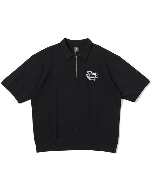KRIFF MAYER(クリフメイヤー)の「ミニ裏毛五分袖ハーフZIP(Tシャツ/カットソー・メンズ・マスタード/チャコール/オフホワイト/ネイビー・X-LARGE/LARGE/MEDIUM)」の8枚目の写真