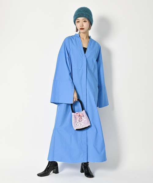 CITYSHOP（シティーショップ）の「LONG SHIRT DRESS：ワンピース