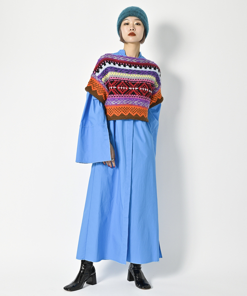 CITYSHOP（シティーショップ）の「LONG SHIRT DRESS：ワンピース