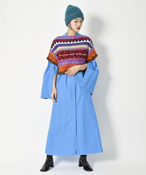 CITYSHOP（シティーショップ）の「LONG SHIRT DRESS：ワンピース