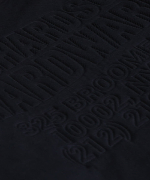 Richardson/リチャードソン】 3D Embossed Hardware Crewneck Sweat 3D