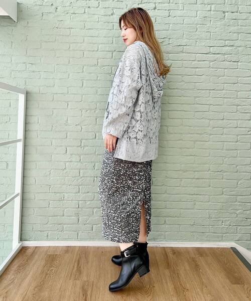 ESPERANZA(エスペランサ)の「スタックヒールアンクルベルトショートブーツ 24SS(ブーツ・レディース・ブラウン系/ブラック・M/L/LL/S)」の17枚目の写真