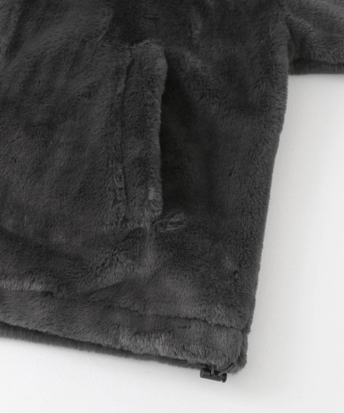 SENSE OF PLACE by URBAN RESEARCH（センスオブプレイスバイアーバンリサーチ）の「フェイクファーZIPブルゾン（ブルゾン・メンズ・チャコールグレー/ライトベージュ・MEDIUM/LARGE）」の13枚目の写真
