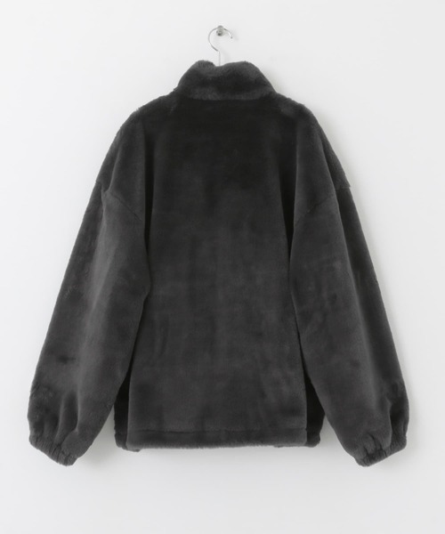 SENSE OF PLACE by URBAN RESEARCH（センスオブプレイスバイアーバンリサーチ）の「フェイクファーZIPブルゾン（ブルゾン・メンズ・チャコールグレー/ライトベージュ・MEDIUM/LARGE）」の14枚目の写真