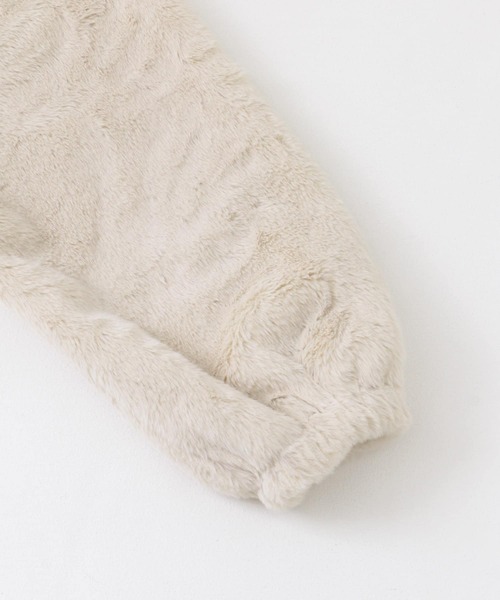 SENSE OF PLACE by URBAN RESEARCH（センスオブプレイスバイアーバンリサーチ）の「フェイクファーZIPブルゾン（ブルゾン・メンズ・チャコールグレー/ライトベージュ・MEDIUM/LARGE）」の16枚目の写真