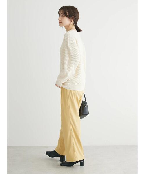 Petit fleur（プチフルール）の「・Petit　Fleur　ランダムキリカエニット（ニット/セーター・レディース・ベージュ/グリーン/サックスブルー/オフホワイト・FREE）」の20枚目の写真