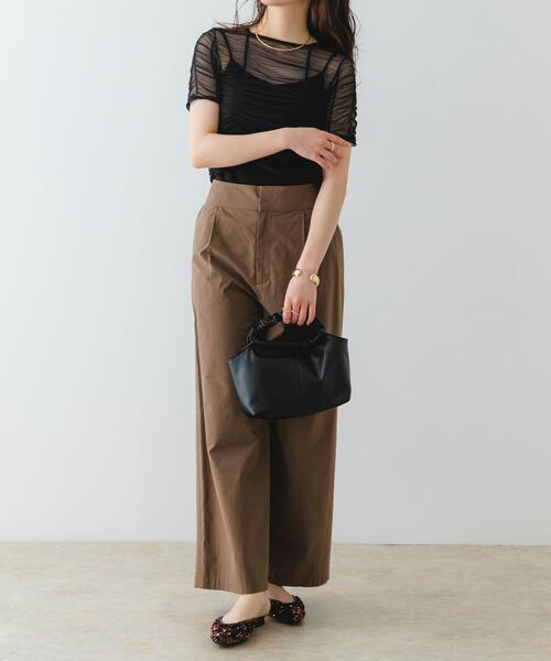 RODE SKO（ロデスコ）の「ギャザーハンドルバッグ（ショルダーバッグ・レディース・ブラック/ピンク系その他/シルバー/ミント・ONE）」の10枚目の写真