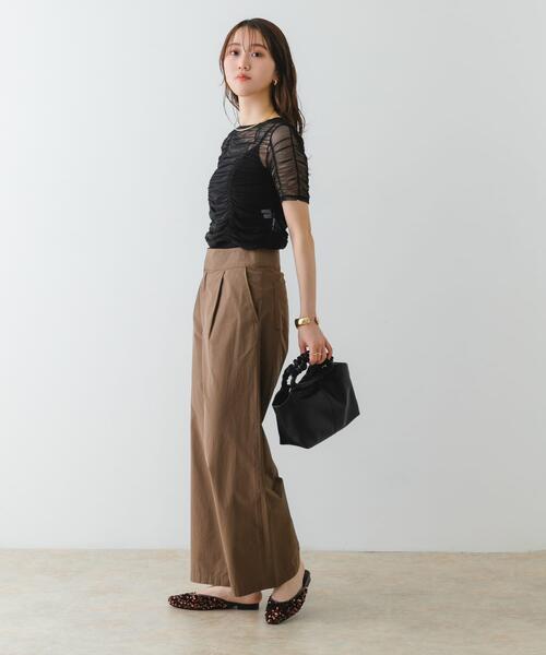 RODE SKO（ロデスコ）の「ギャザーハンドルバッグ（ショルダーバッグ・レディース・ブラック/ピンク系その他/シルバー/ミント・ONE）」の12枚目の写真