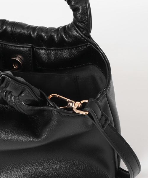 RODE SKO（ロデスコ）の「ギャザーハンドルバッグ（ショルダーバッグ・レディース・ブラック/ピンク系その他/シルバー/ミント・ONE）」の14枚目の写真