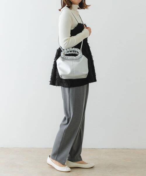 RODE SKO（ロデスコ）の「ギャザーハンドルバッグ（ショルダーバッグ・レディース・ブラック/ピンク系その他/シルバー/ミント・ONE）」の20枚目の写真