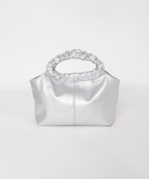 RODE SKO（ロデスコ）の「ギャザーハンドルバッグ（ショルダーバッグ・レディース・ブラック/ピンク系その他/シルバー/ミント・ONE）」の21枚目の写真