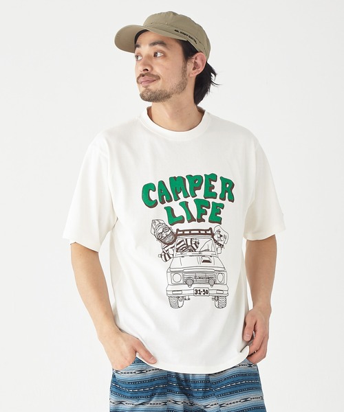 KRIFF MAYER（クリフメイヤー）の「ウェットプロテクト半袖T(車)（Tシャツ/カットソー・メンズ・オフホワイト/オレンジ/ベージュ/チャコール/ライトグリーン・LARGE/MEDIUM/X-LARGE）」の2枚目の写真