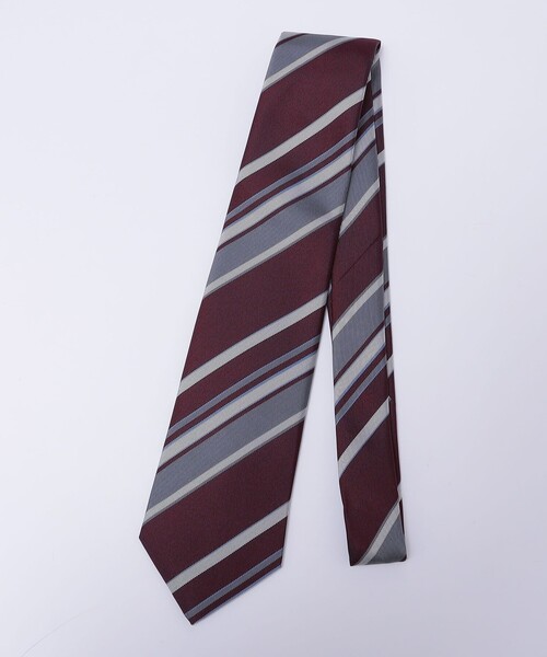 【セール】SHIPS: シルク レップ カラー マルチストライプ ネクタイ（ネクタイ）｜SHIPS（シップス）