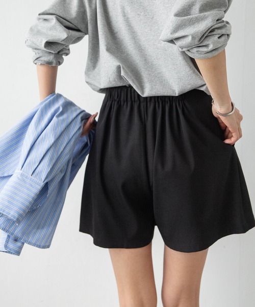 Chillfar(チルファー)の「台形ミニスカパン(スカート・レディース・グレー/ブラック/アイボリー・FREE)」の12枚目の写真