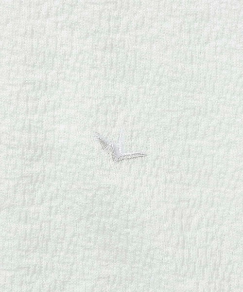 【セール】1PIU1UGUALE3 RELAX(ウノピゥウノウグァーレトレ リラックス)クレープニットロゴ半袖Tシャツ（Tシャツ/カットソー）｜1PIU1UGUALE3 RELAX （ウノピゥウノウグァーレトレ リラックス）