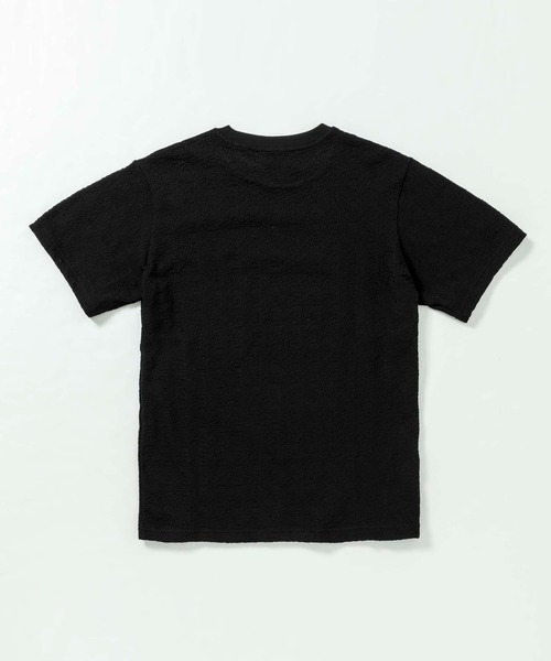 【セール】1PIU1UGUALE3 RELAX(ウノピゥウノウグァーレトレ リラックス)クレープニットロゴ半袖Tシャツ（Tシャツ/カットソー）｜1PIU1UGUALE3 RELAX （ウノピゥウノウグァーレトレ リラックス）