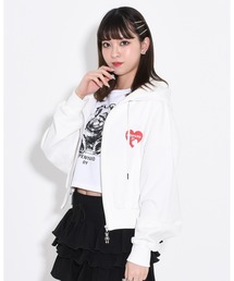 OY（オーワイ）の「『OY/オーワイ』 HEART ODOLLY CROP HOODIE