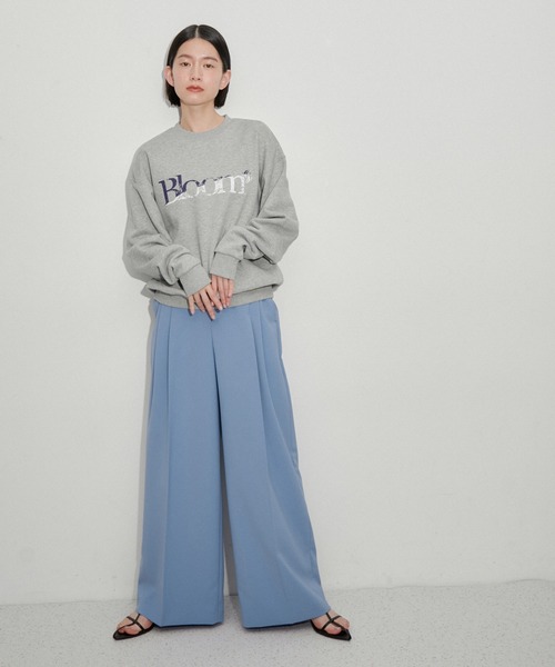 ADAM ET ROPE'(アダムエロペ)の「【サステナブル】2タックワイドスラックス(スラックス・レディース・ベージュ系その他/ブラック/ブルー系その他5/グレー・36/38)」の7枚目の写真