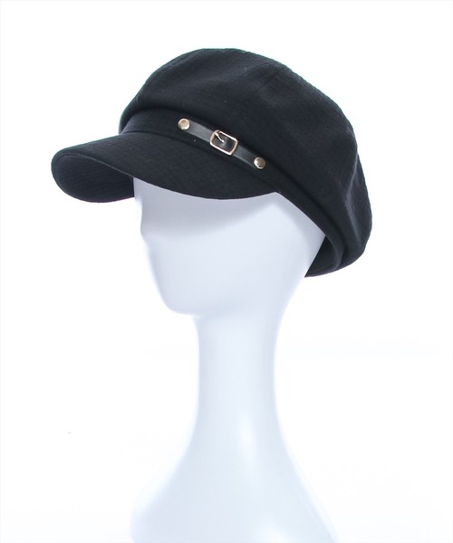 clear（クリア）の「サイドベルトキャスケット（キャスケット・レディース・ブラック/ベージュ/アイボリー・F）」の12枚目の写真