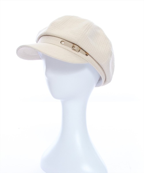 clear（クリア）の「サイドベルトキャスケット（キャスケット・レディース・ブラック/ベージュ/アイボリー・F）」の11枚目の写真