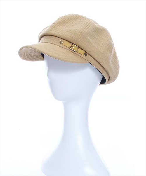 clear（クリア）の「サイドベルトキャスケット（キャスケット・レディース・ブラック/ベージュ/アイボリー・F）」の10枚目の写真