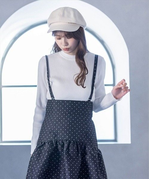 clear（クリア）の「サイドベルトキャスケット（キャスケット・レディース・ブラック/ベージュ/アイボリー・F）」の8枚目の写真