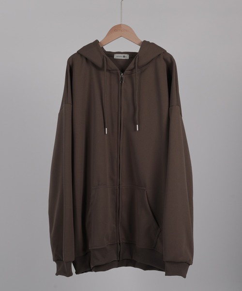 aimoha（アイモハ）の「aimoha men BASIC ZIP PARKA べシックジップパーカー（パーカー・メンズ・グレー/ブラック/グレイッシュベージュ/ホワイト/ライトベージュ/その他/ダークグレー/レッド/グリーン・LARGE/X-LARGE/MEDIUM/XX-LARGE/XXX-LARGE）」の9枚目の写真