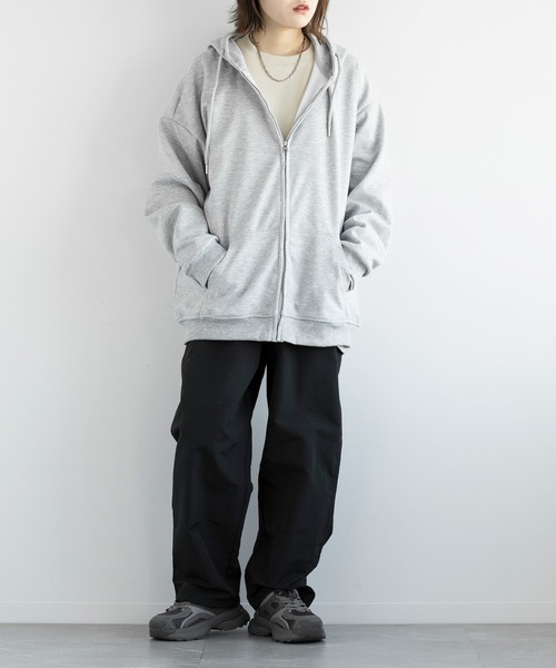 aimoha（アイモハ）の「aimoha men BASIC ZIP PARKA べシックジップパーカー（パーカー・メンズ・グレー/ブラック/グレイッシュベージュ/ホワイト/ライトベージュ/その他/ダークグレー/レッド/グリーン・LARGE/X-LARGE/MEDIUM/XX-LARGE/XXX-LARGE）」の20枚目の写真