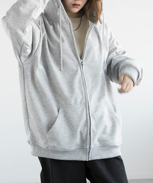 aimoha（アイモハ）の「aimoha men BASIC ZIP PARKA べシックジップパーカー（パーカー・メンズ・グレー/ブラック/グレイッシュベージュ/ホワイト/ライトベージュ/その他/ダークグレー/レッド/グリーン・LARGE/X-LARGE/MEDIUM/XX-LARGE/XXX-LARGE）」の22枚目の写真