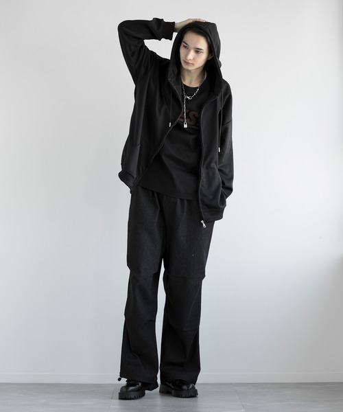 aimoha（アイモハ）の「aimoha men BASIC ZIP PARKA べシックジップパーカー（パーカー・メンズ・グレー/ブラック/グレイッシュベージュ/ホワイト/ライトベージュ/その他/ダークグレー/レッド/グリーン・LARGE/X-LARGE/MEDIUM/XX-LARGE/XXX-LARGE）」の16枚目の写真