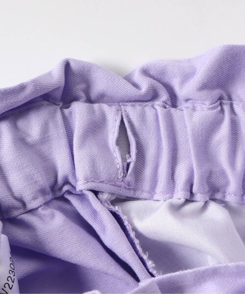 apres les cours（アプレレクール）の「デイジー・ハート刺繍ショートパンツ（その他パンツ・キッズ・インディゴブルー/ラベンダー/ブラック・80/90/100/110/120/130/140）」の11枚目の写真