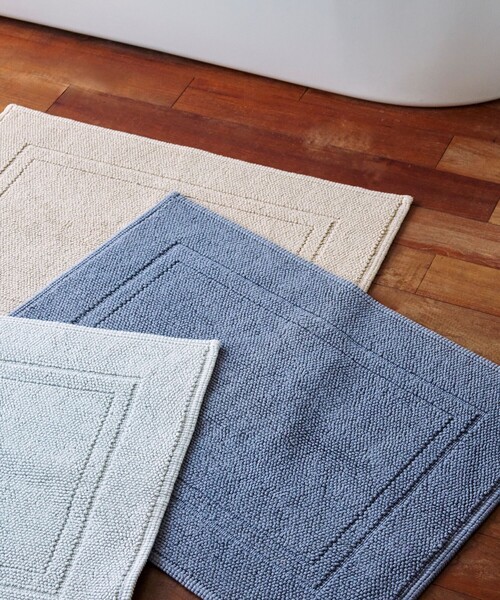 TOMORROWLAND HOME(トゥモローランドホーム)の「コットンバスマット(タオル・レディース・ネイビー/ダークブラウン/ベージュ/ライトグレー/ホワイト/チャコールグレー・FREE)」の8枚目の写真