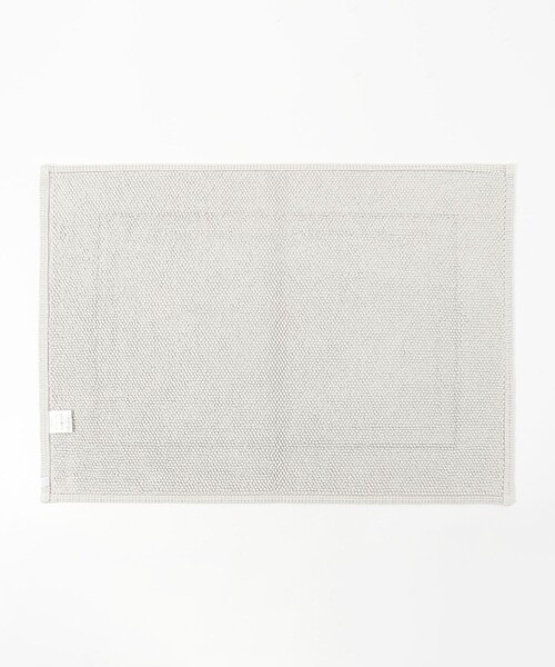 TOMORROWLAND HOME(トゥモローランドホーム)の「コットンバスマット(タオル・レディース・ネイビー/ダークブラウン/ベージュ/ライトグレー/ホワイト/チャコールグレー・FREE)」の9枚目の写真