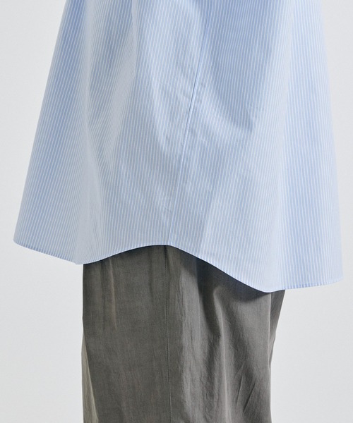 ATON（エイトン）の「【ATON/エイトン】GIZA STRIPE STANDARD SHIRT