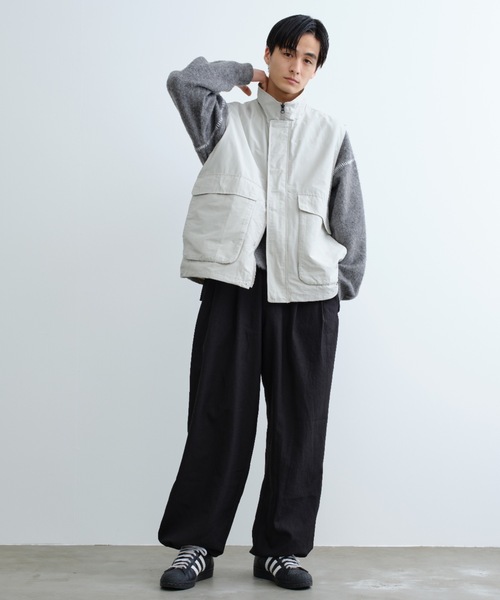 セール】Vintage-like hand stitch knit /ヴィンテージライク